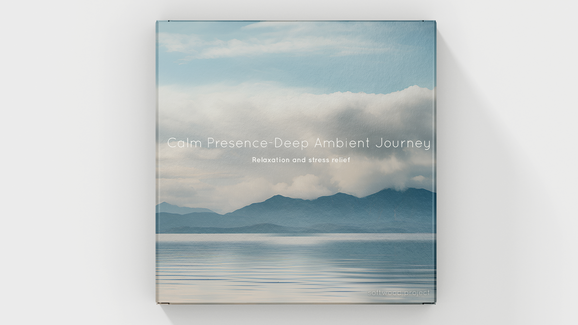 Soft rain with atmospheric tones and Tibetan singing bowls creating a calming 1-hour soundscape for meditation, sleep, and relaxation