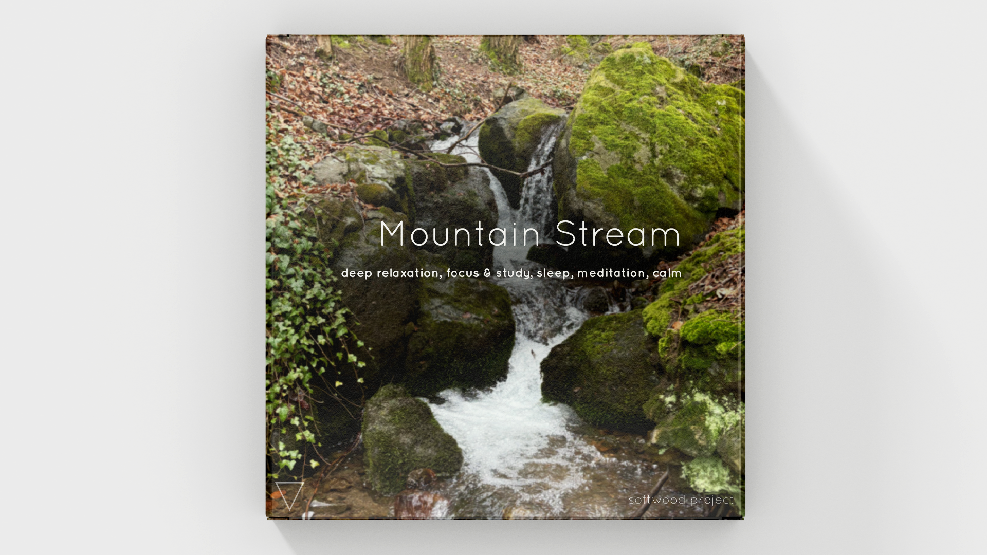 Clear mountain stream flowing over stones representing a 25-minute natural water soundscape for relaxation, focus, and sleep