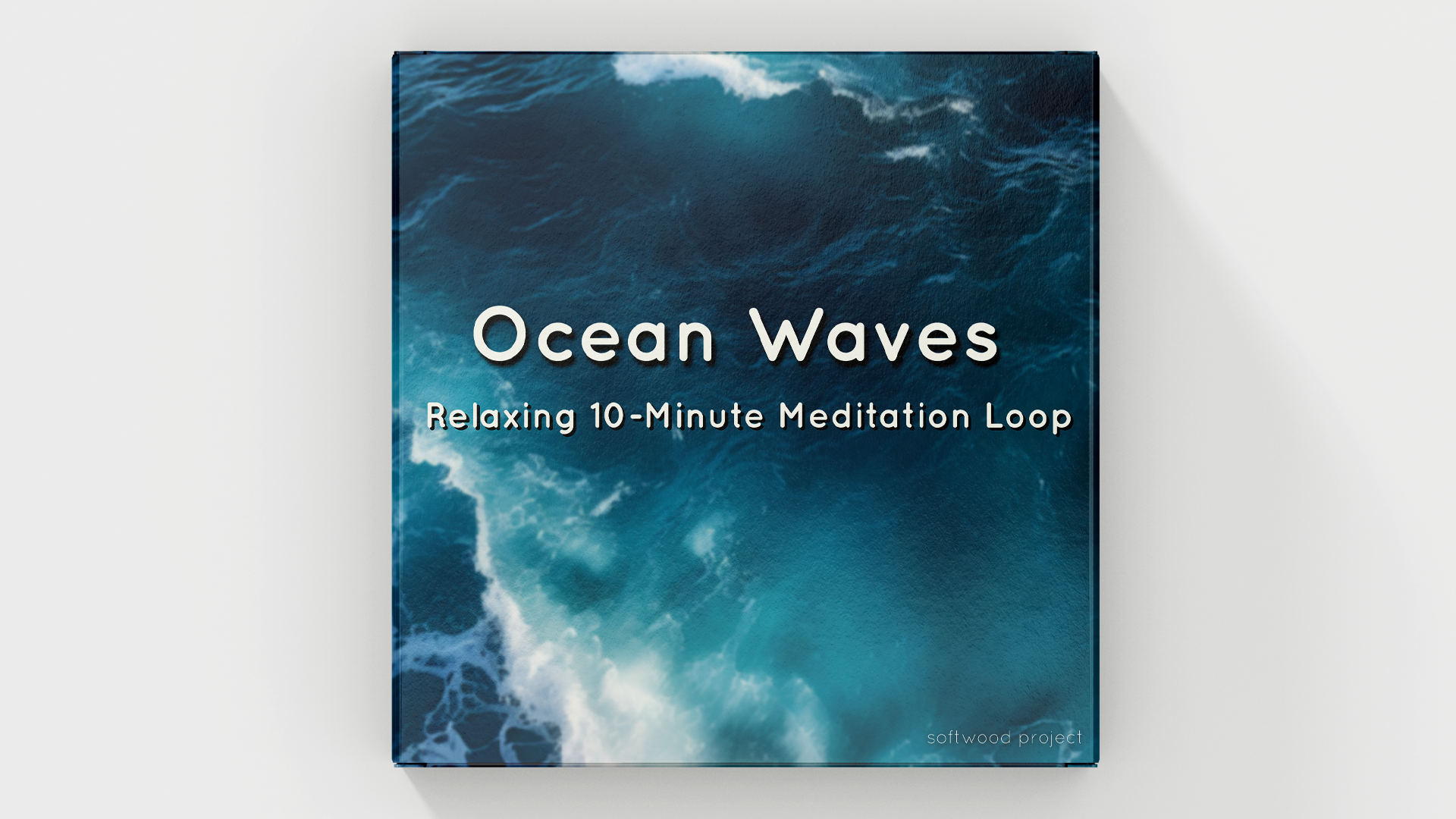 Calming ocean wave sound for meditation, sleep, and relaxation – seamless 10-minute ambient audio loop.