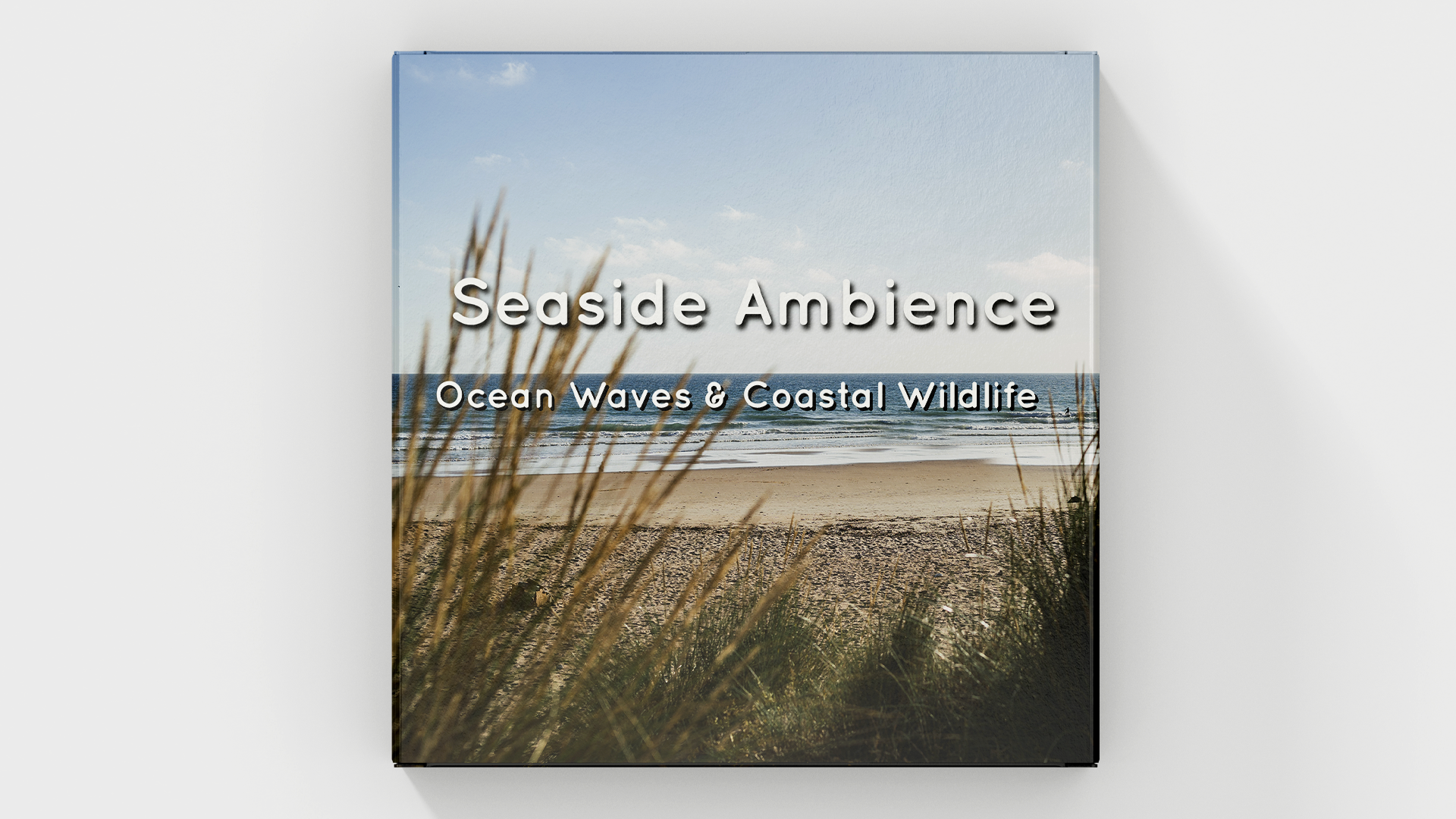 Calming seaside scene with ocean waves, crickets, and gentle nature sounds for meditation and relaxation