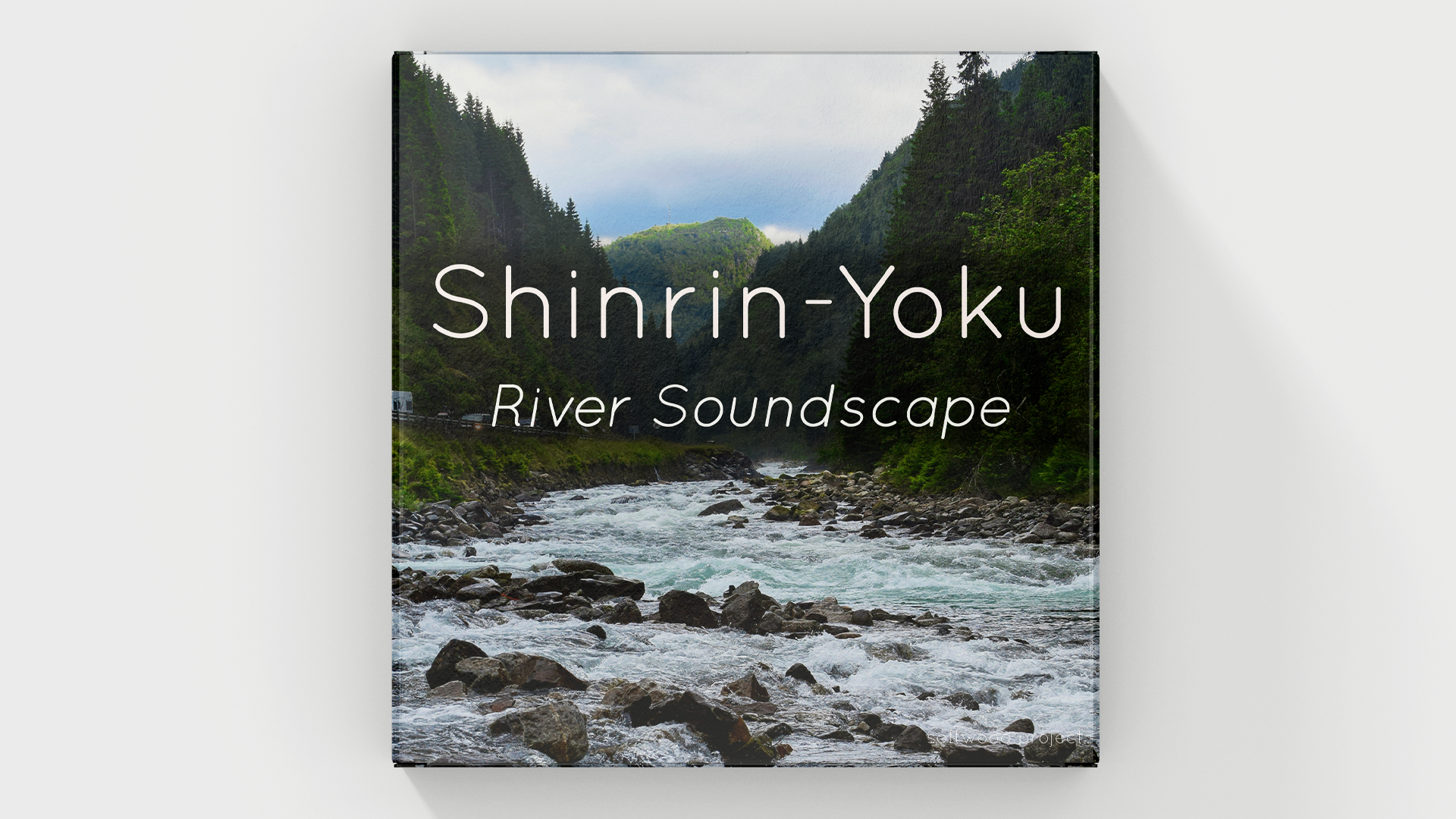 Loopable river soundscape for meditation, relaxation, and forest bathing – 33-minute ambient audio track.